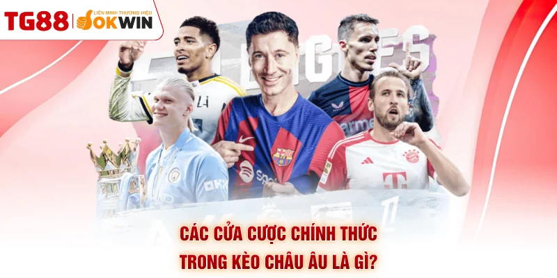 Các cửa cược chính thức trong kèo châu Âu là gì?